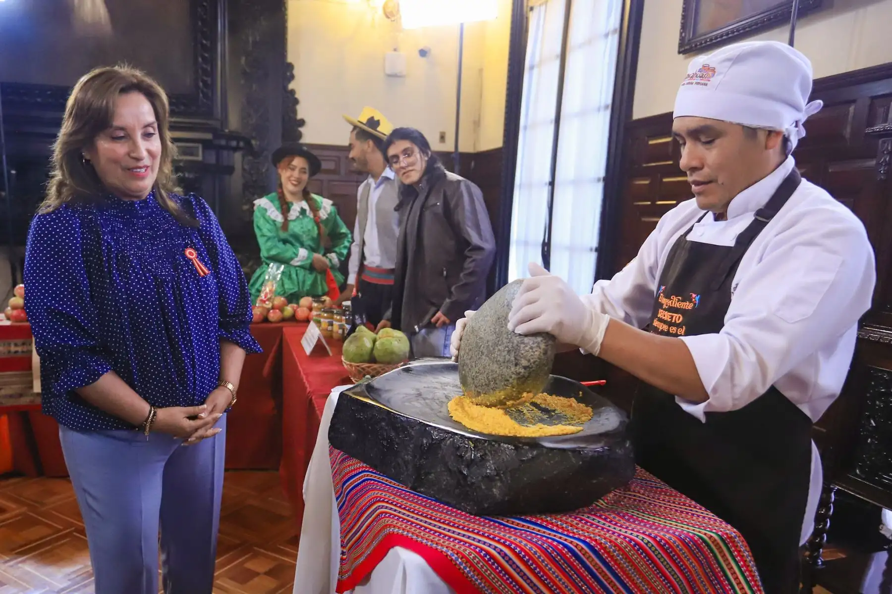 INDECOPI ha creado cuatro  símbolos o sellos oficiales para
identificar y promocionar productos o preparaciones alimenticias
que cuentan con denominación de origen, indicación geográfica,
marca colectiva o especialidad tradicional garantizada. Foto: ANDINA/Prensa Presidencia