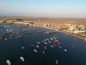 Una espectacular vista del balneario de Paracas, región Ica, un destino favorito de los limeños que van en busca del contacto con la naturaleza y disfrutar de deportes de aventura como el vuelo en parapente o pasear en minibuggies. Foto: Genry Bautista