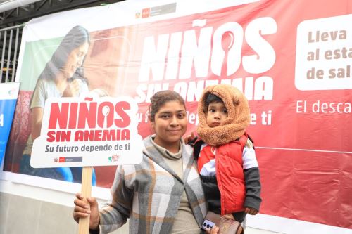 Minsa: más de 138,000 niños completaron su tratamiento contra anemia en lo que va del año. Foto: ANDINA/Difusión.