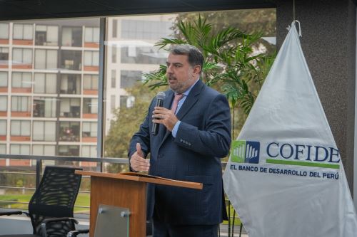 Presidente ejecutivo de Cofide, Jorge Velarde. Foto: Cortesía.