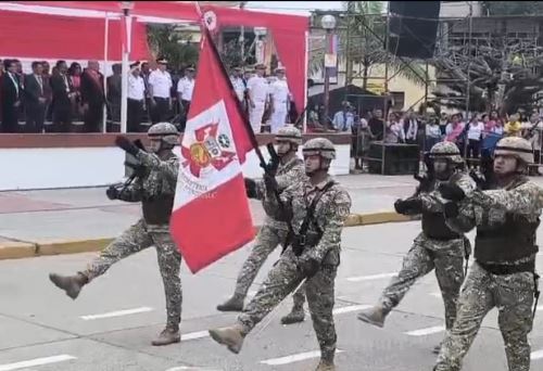 Tumbes conmemoró con desfile cívico -  militar el 84.° aniversario de la histórica Batalla de Zarumilla. ANDINA/Difusión