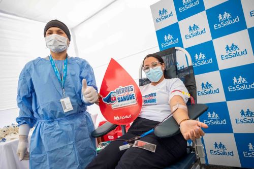 EsSalud te invita a ser un héroe de sangre en estas fiestas patrias. Foto: ANDINA/Difusión