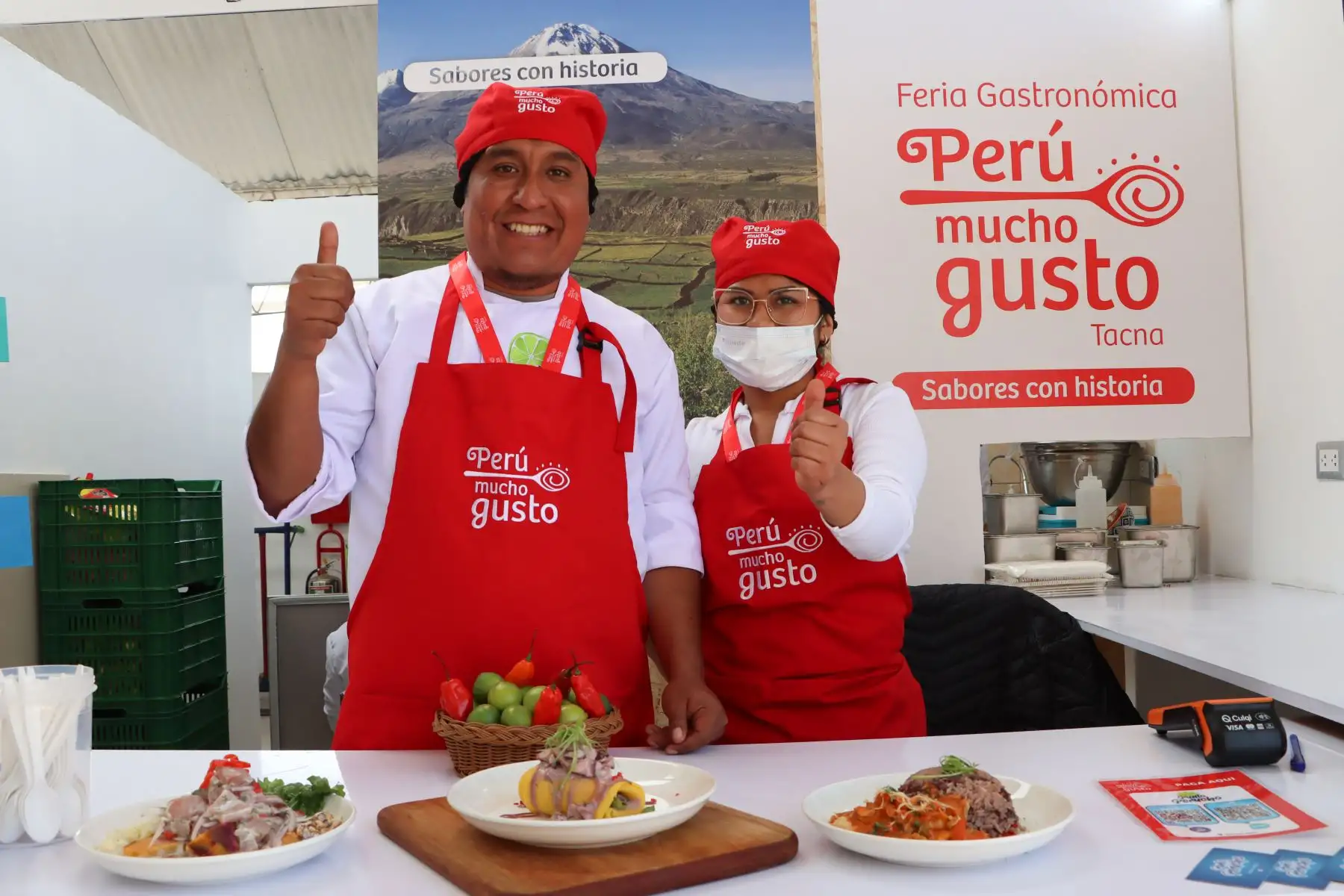 Feria "Perú Mucho Gusto" Tacna, se inauguró hoy. Celebra la diversidad culinaria del Perú a través de sus sabores, historias y tradiciones. Foto: ANDINA/Matias Guillermo