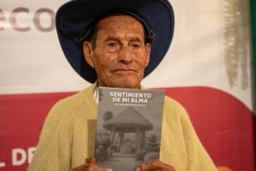 Rosalí Huamán, usuario de Pensión 65, fue distinguido por el MIMP. Foto: ANDINA/Difusión