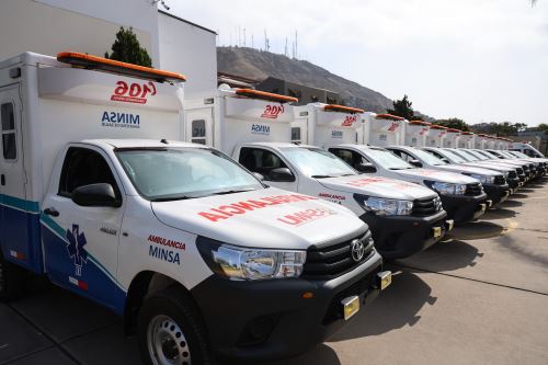 SAMU amplia su flota de ambulancias con 33 nuevos vehículos