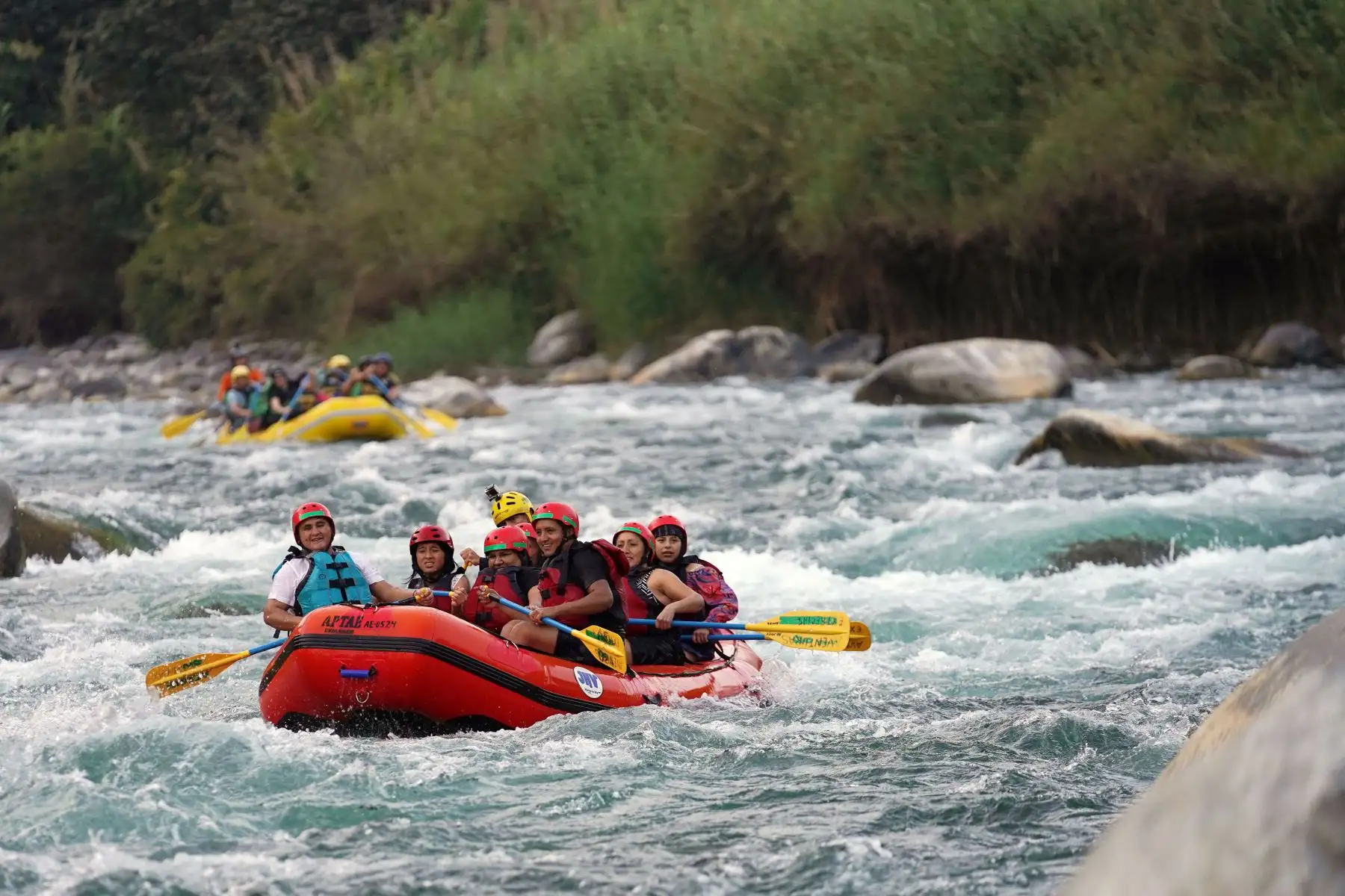 El canotaje es uno de los deportes de aventura practicados en Lunahuaná. Foto: ANDINA/Difusión