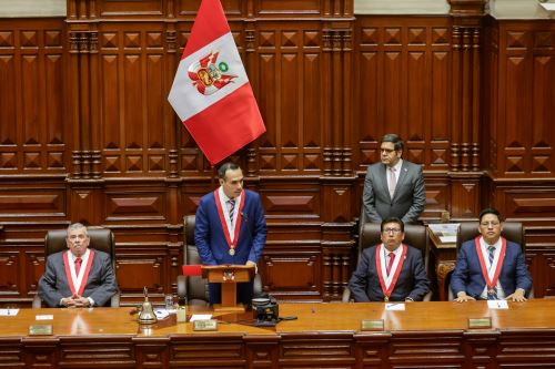 Congresista José Jerí es elegido presidente del Congreso para el periodo 2025-2026