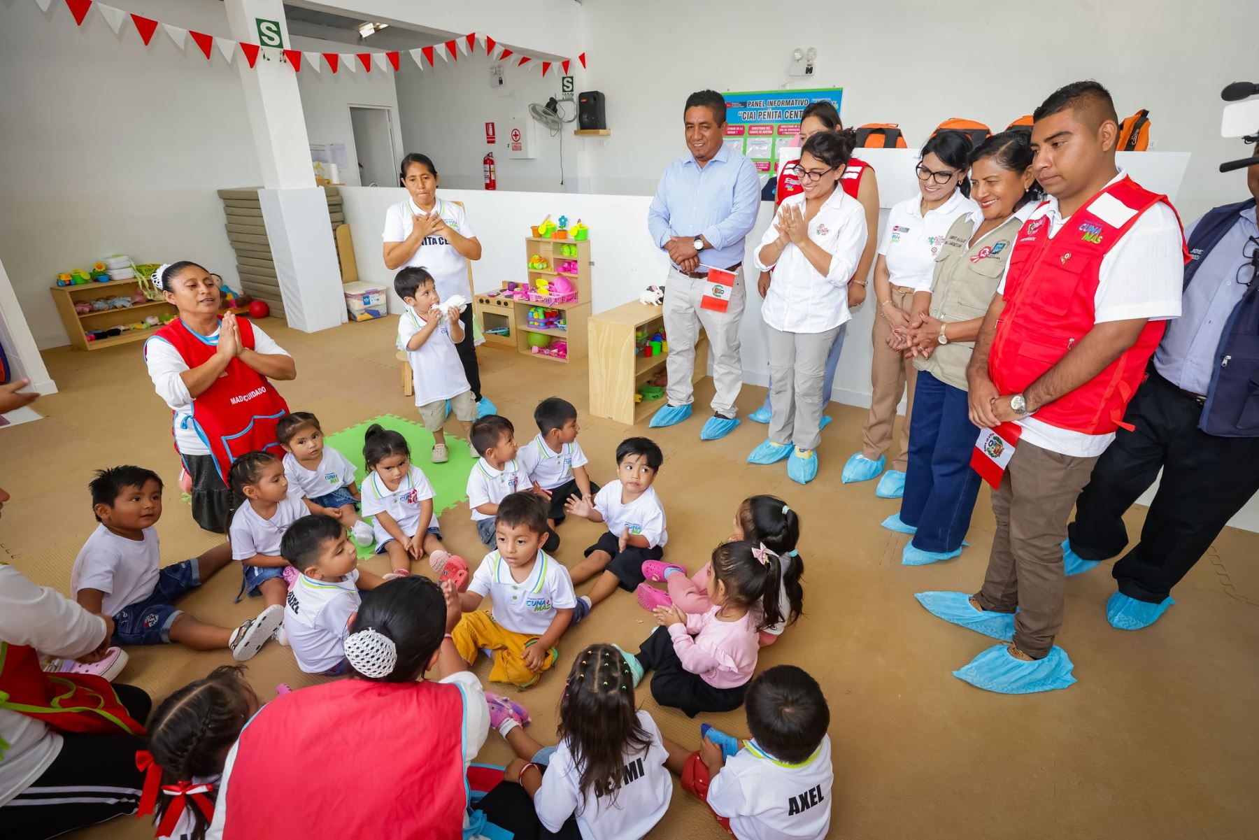 Cuna Más inaugura centros infantiles y servicio alimentario en Tambogrande. Foto: ANDINA/Difusión