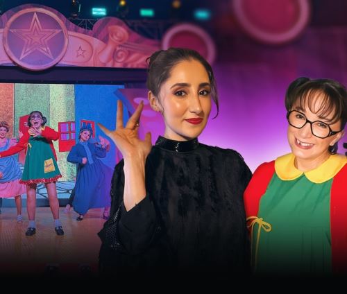 Actriz que interpreta a la “Chilindrina” en la bioserie de Chespirito llega a Lima.