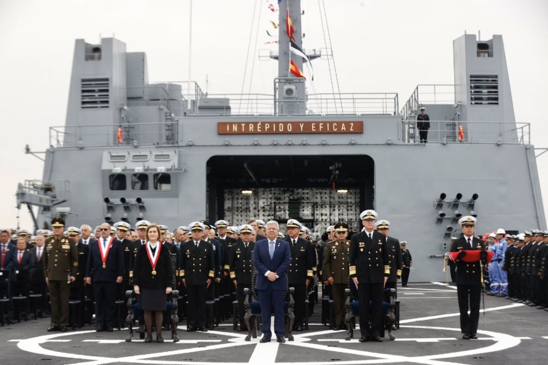 BAP Paita se suma a la Marina como unidad clave en defensa nacional y riesgo de desastres. Foto: ANDINA/Difusión