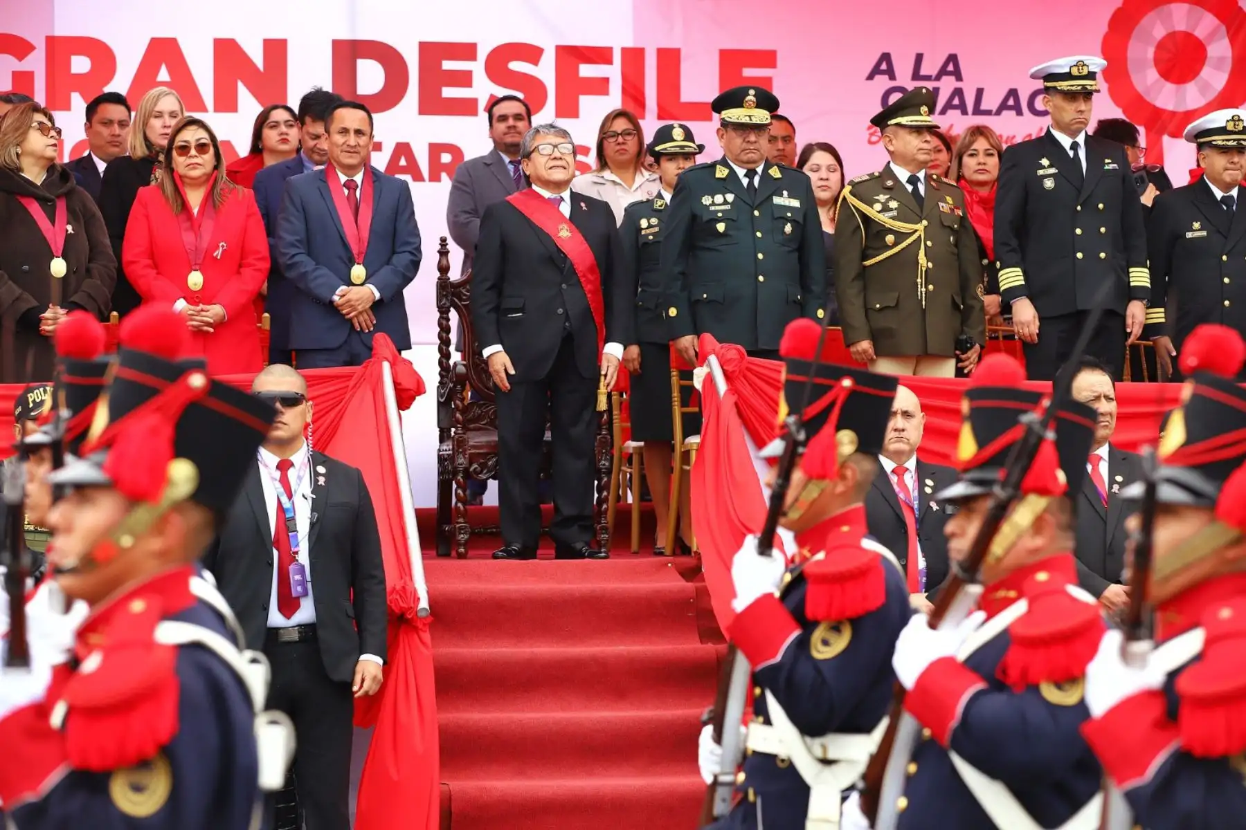 Con motivo del 204° Aniversario de la Independencia del Perú, niños, jóvenes, adultos, personas mayores o con discapacidad- desfilaron por la Costa Verde del Callao.
Foto: Gore Callao