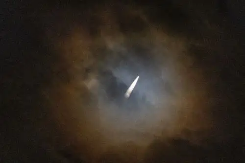El 25 de julio de 2025, Arianespace puso en órbita con éxito los satélites CO3D de Airbus Defence and Space, así como el satélite MicroCarb del CNES, con un cohete Vega C. Foto: AFP