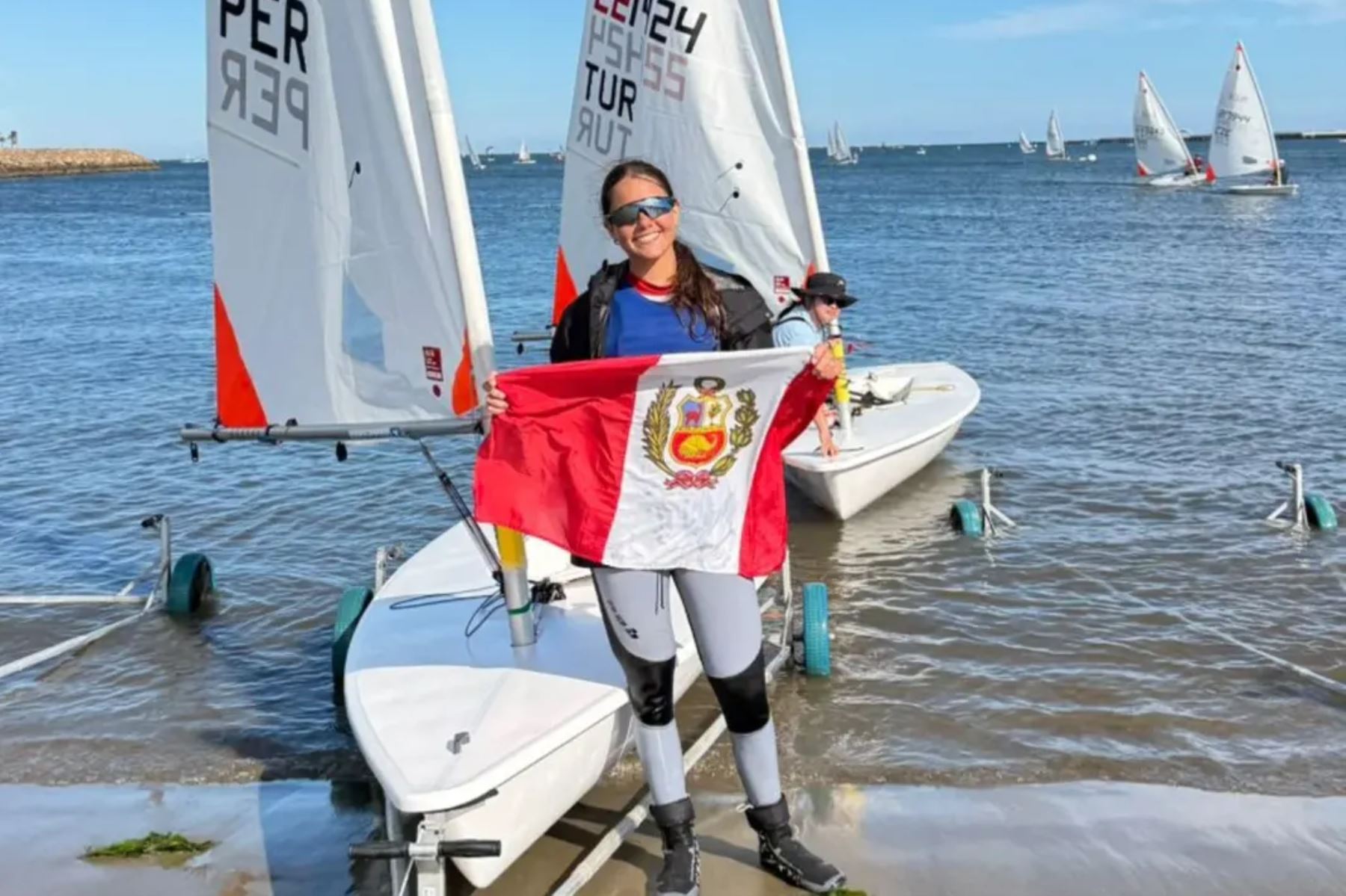 Isabella Suazo triunfa en el Mundial Juvenil ILCA 4 de vela