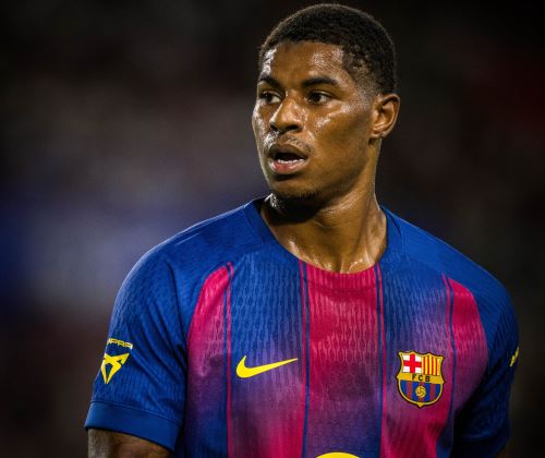Marcus Rashford hizo su debut con la camiseta del Barcelona