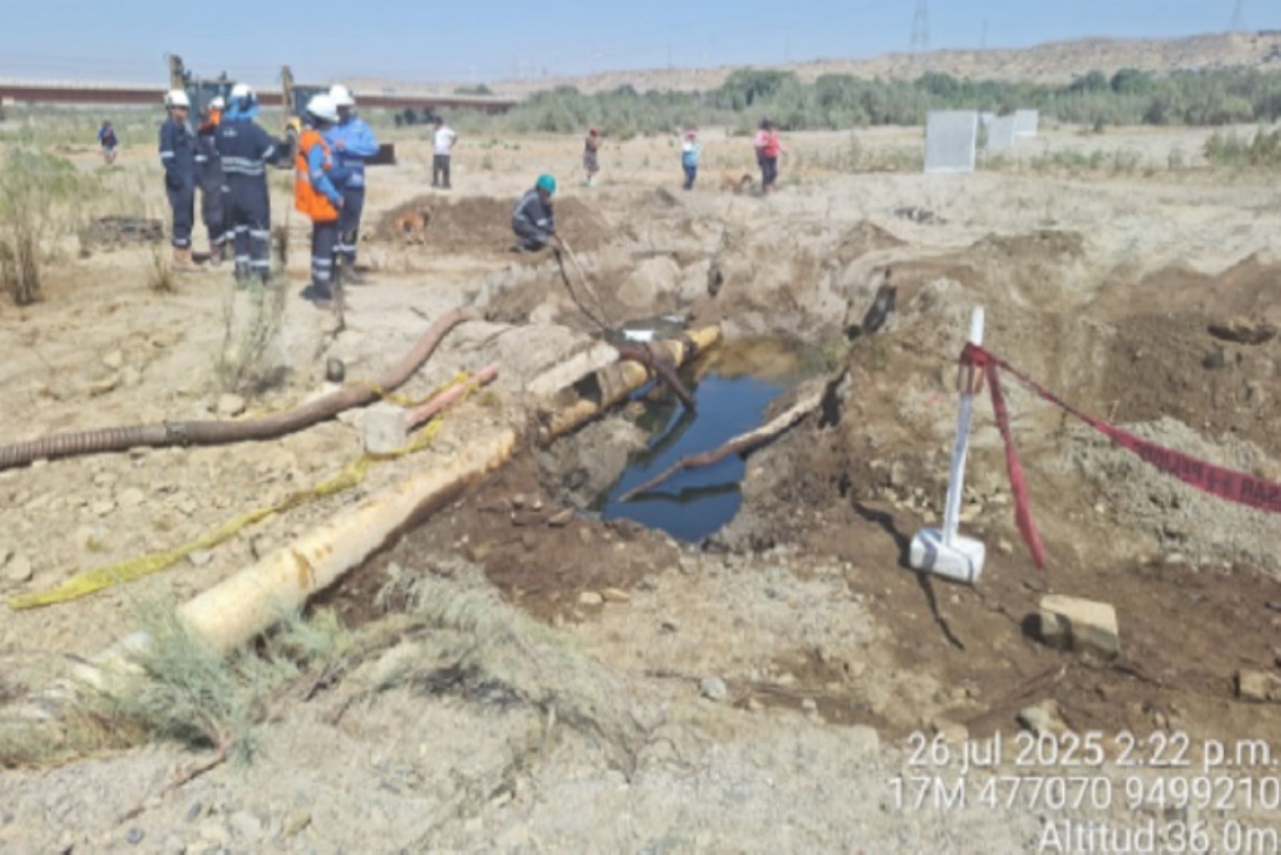 Se verifica la implementación de las acciones de primera respuesta y la activación del Plan de Contingencia por parte del operador Petroperú S.A