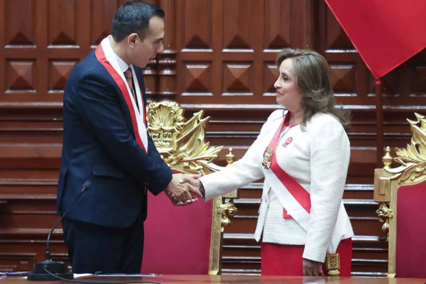 La presidenta Dina Ercilia Boluarte Zegarra se dirige al país en un mensaje a la Nación como parte de las actividades previstas con ocasión del 204° Aniversario de la Proclamación de la Independencia Nacional.
Foto: ANDINA/ Juan Carlos Guzman