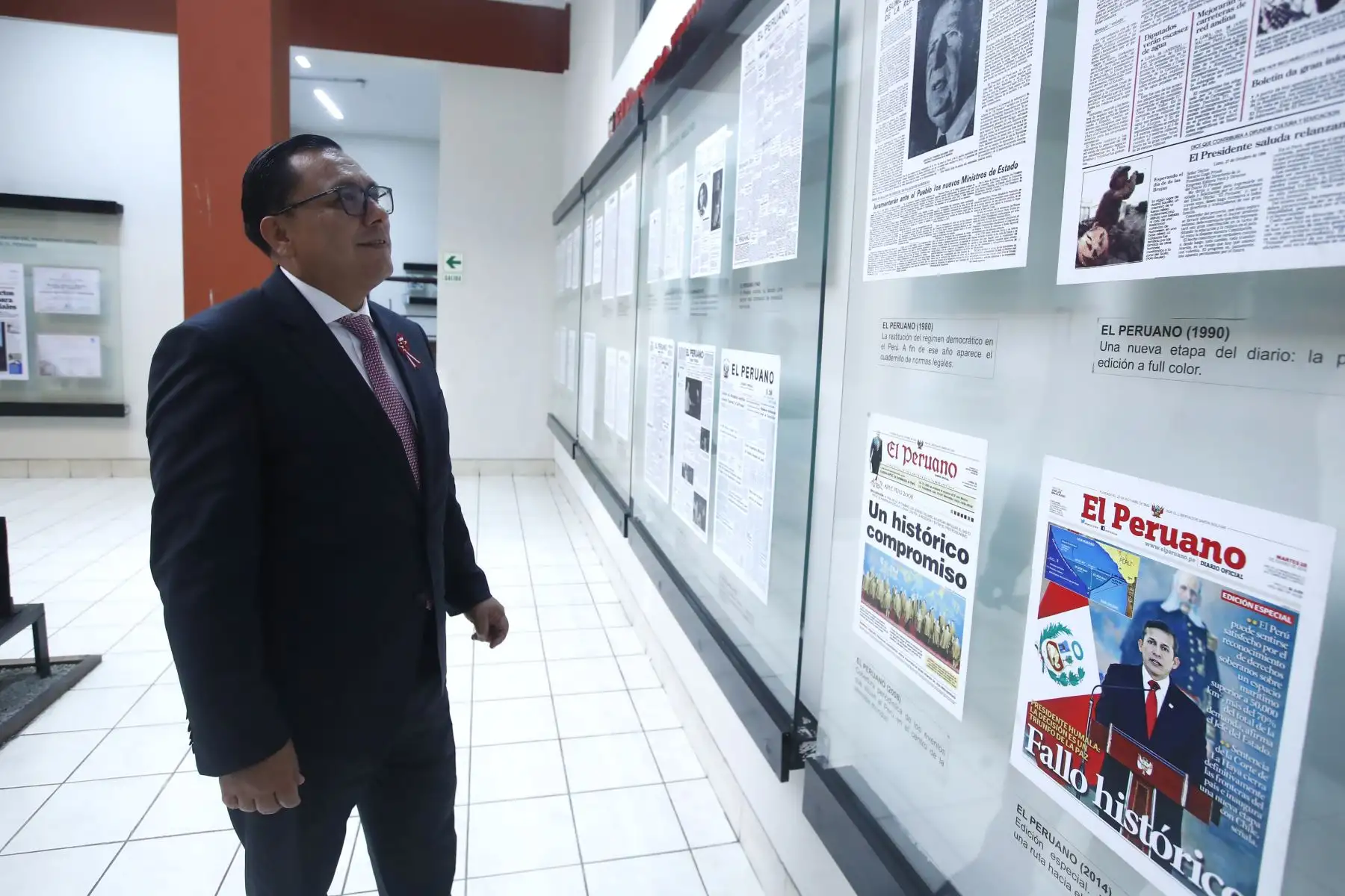 Entrevista al ministro de la Producción, Sergio González Guerrero  para  Andina Canal Omline en su visita a las instalaciones de Editora Perú.
Foto: ANDINA/Eddy Ramos