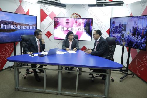 Ministro de la Producción, Sergio González Guerrero, llega a    Andina Canal Online para analizar el Mensaje a la Nación de la señora Presidenta