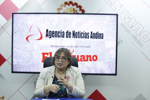 Entrevista a la ministra de la Mujer y Poblaciones Vulnerables, Fanny Montellanos  para Andina Canal Online