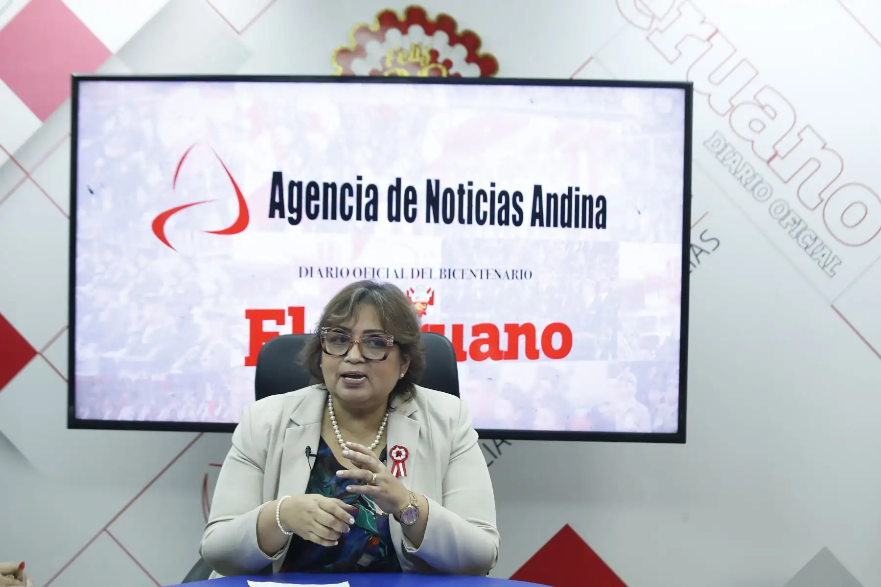 Entrevista a la ministra de la Mujer y Poblaciones Vulnerables, Fanny Montellanos  para Andina Canal Online.
Foto: ANDINA/ Eddy Ramos