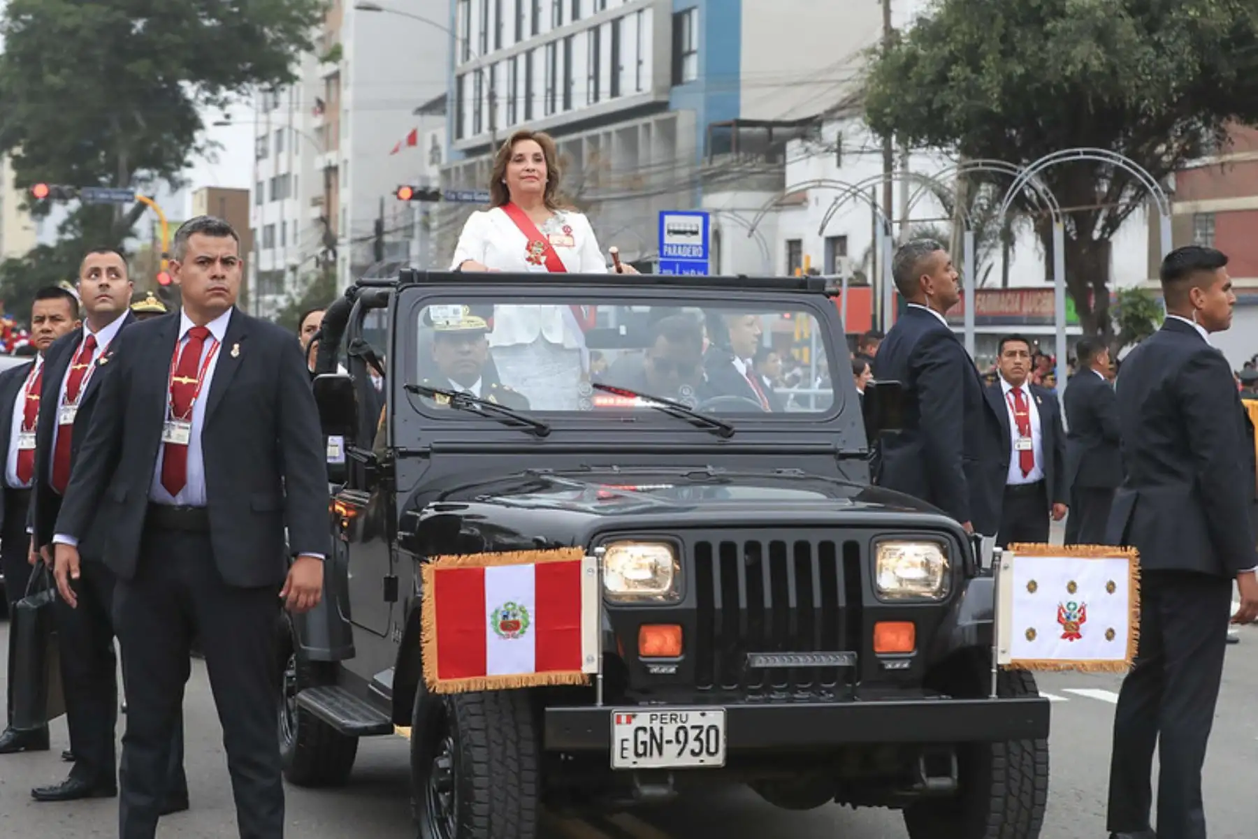 Gran Parada y Desfile Cívico Militar en Homenaje a la Patria por el 204° Aniversario de la Independencia Nacional del Perú. Foto: ANDINA/Prensa Presidencia