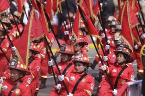 Cuerpo General Bomberos del Perú participarán en la Gran Parada y Desfile Cívico Militar 2026. Foto: ANDINA/Luis Iparraguirre