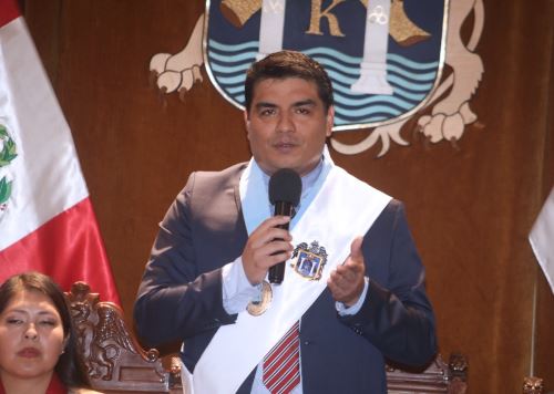 El alcalde provincial de Trujillo, Mario Reyna, saludó los alcances del Mensaje a la Nación que brindó la presidenta Dina Boluarte, y confió en que se concreten las inversiones anunciadas. ANDINA/Difusión