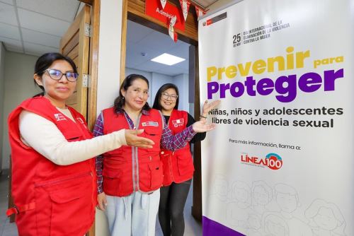 El Ministerio de la Mujer y Poblaciones Vulnerables ha proyectado dar información y orientación a 7,9 millones de personas. Foto: MIMP