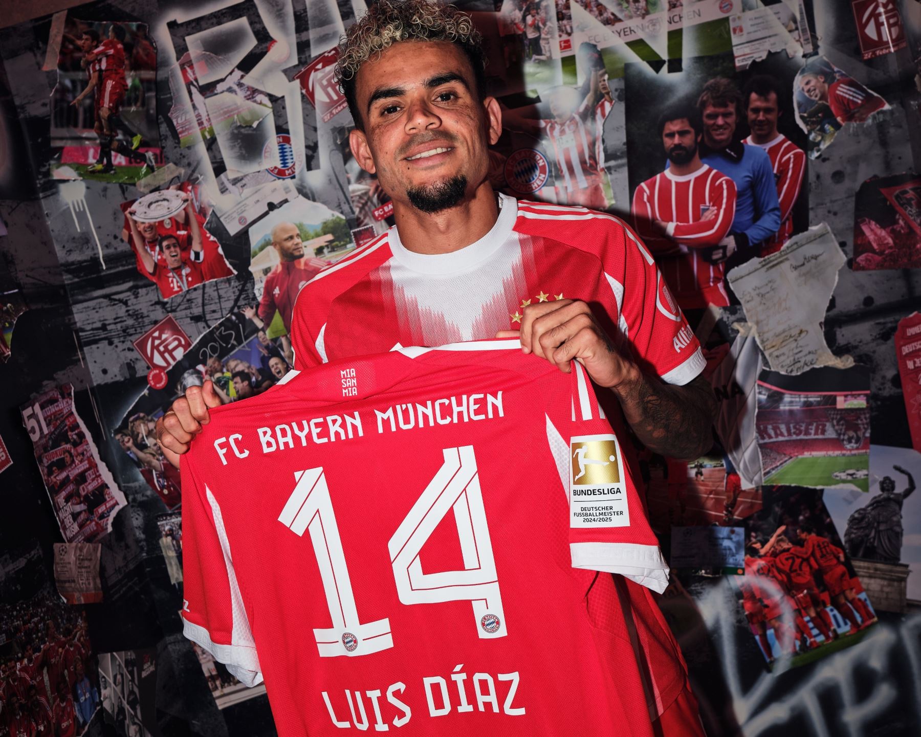 Luis Díaz seguirá su carrera en unos de los equipos más poderosos del mundo