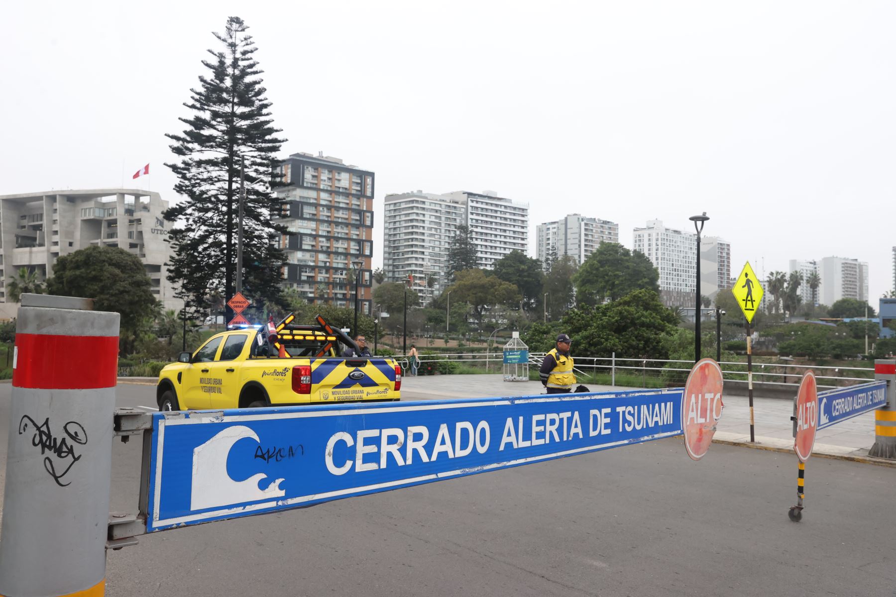 Las playas y puertos del litoral peruano fueron cerrados como prevención ante la alerta de tsunami. Foto:ANDINA/Melina Mejía