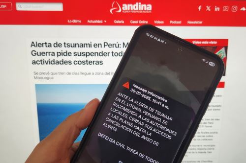 El Sismate emite un mensaje en caso de emergencias a los celulares que se encuentren en el área geográfica afectada.
