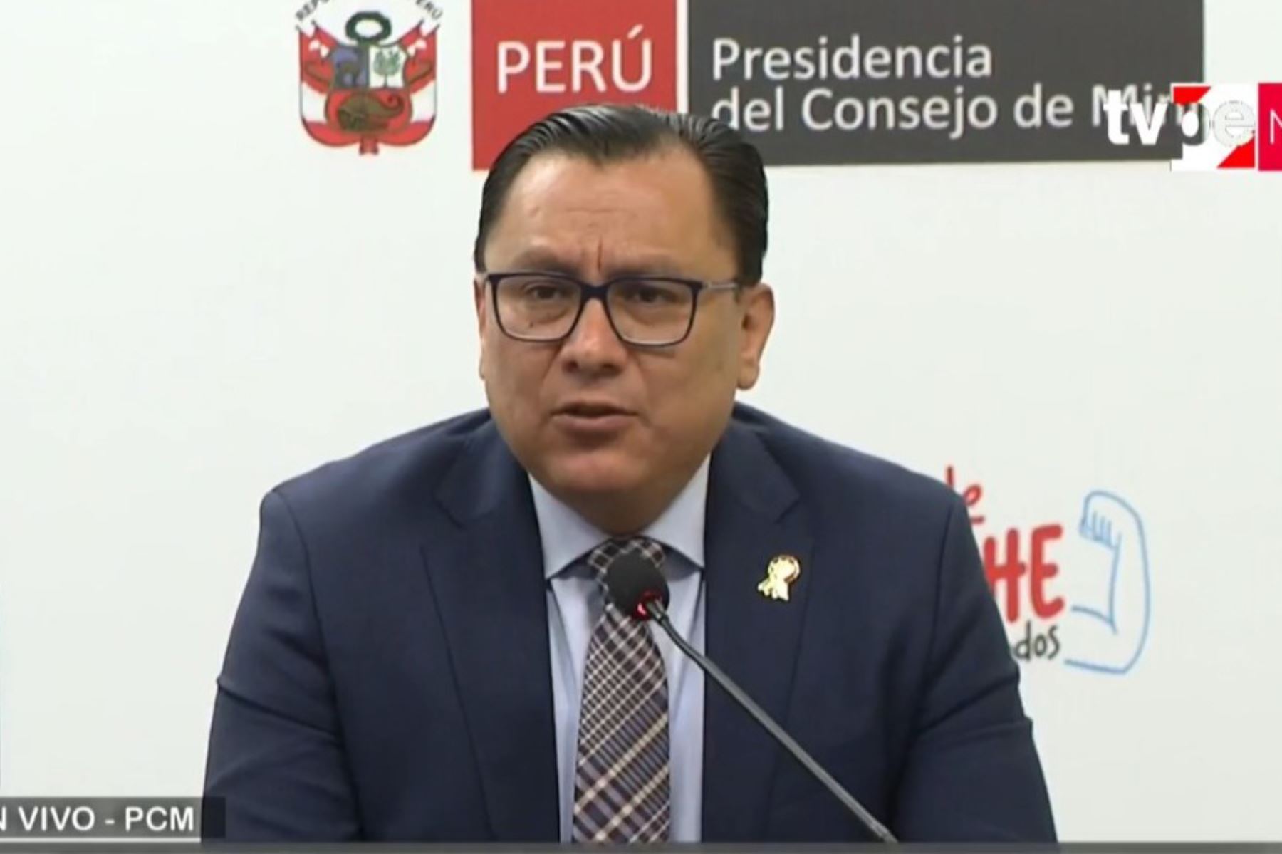 Ministro de la Producción, Sergio González. Captura TV