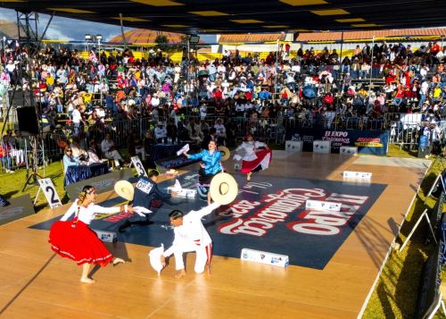En un ambiente festivo culminó con éxito  la Expo Cajamarca que se desarrolló durante el feriado por Fiestas Patrias y atrajo la visita de más de 70,000 personas. ANDINA/Difusión