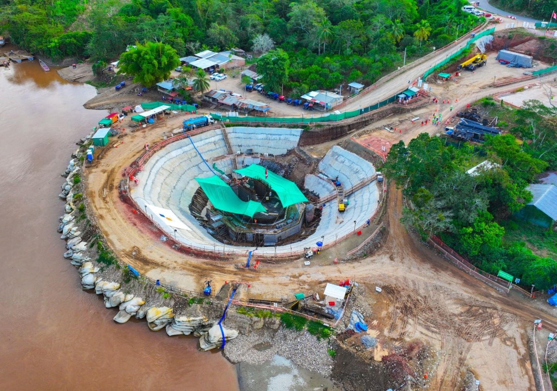 Alrededor de 374 millones de soles invierte el MTC en la construcción del puente Tarata que beneficiará a más de 32,000 pobladores de la provincia de Mariscal Cáceres, región San Martín. ANDINA/Difusión
