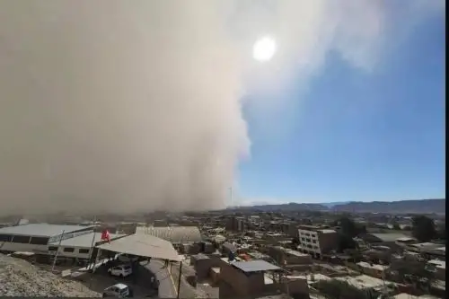 La provincia de Ica experimentó hoy un significativo incremento en la velocidad del viento. Foto: ANDINA/Difusión