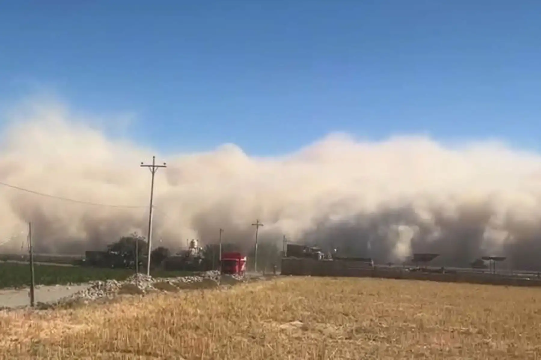 Hasta el momento, se tiene reporte de este evento en los siguientes distritos:
* Provincia de Caravelí: Cháparra, Jaquí
* Provincia de Camaná: Mariano Nicolás Valcárcel, Ocoña
* Provincia de Arequipa: San Juan de Siguas, Vítor, Uchumayo, Yura, Tiabaya