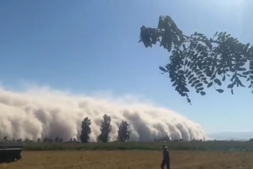Varios distritos de la Región Arequipa registraron fuertes vientos