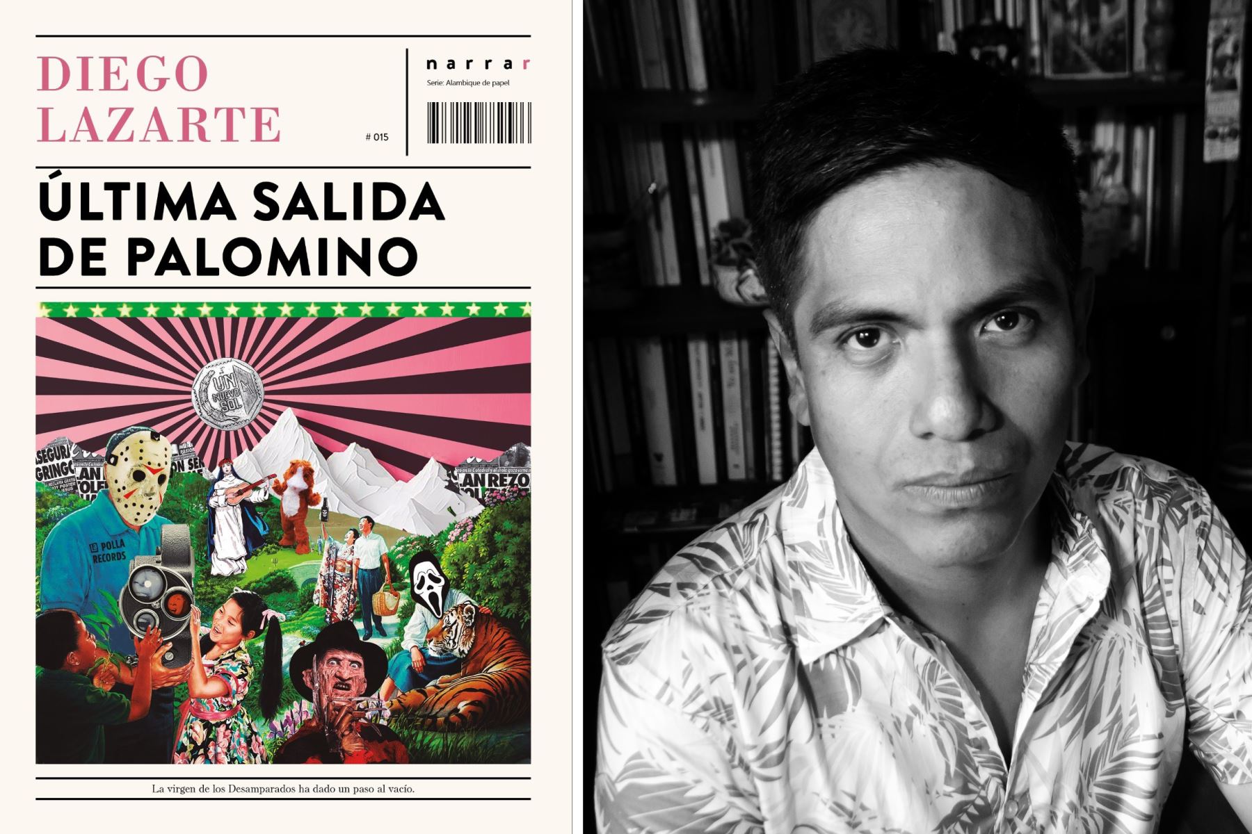 Diego Lazarte presentará su novela este sábado 2 de agosto en la FIL Lima. Foto: Difusión.
