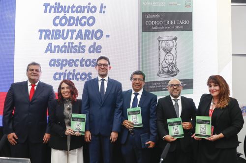 Editora Perú presenta libro "Tributario I: Código Tributario - Análisis de aspectos críticos" del Estudio Picón & Asociados