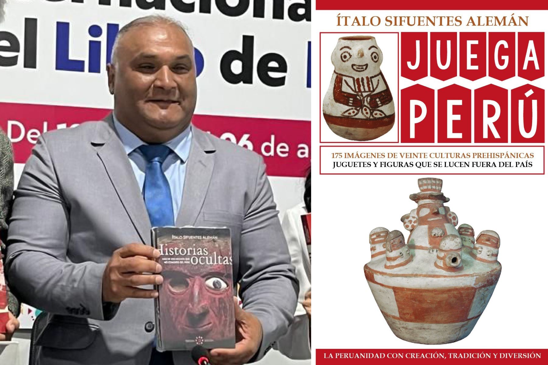 Periodista Italo Sifuentes Alemán es autor del libro 