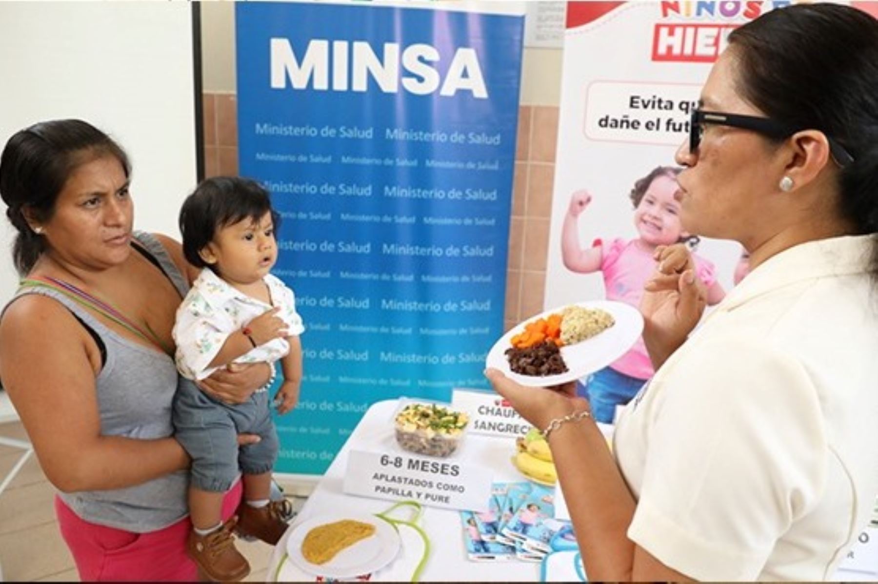 Minsa: recuperación de menores de un año con anemia se duplicó en los dos últimos años. Foto: ANDINA/Difusión.