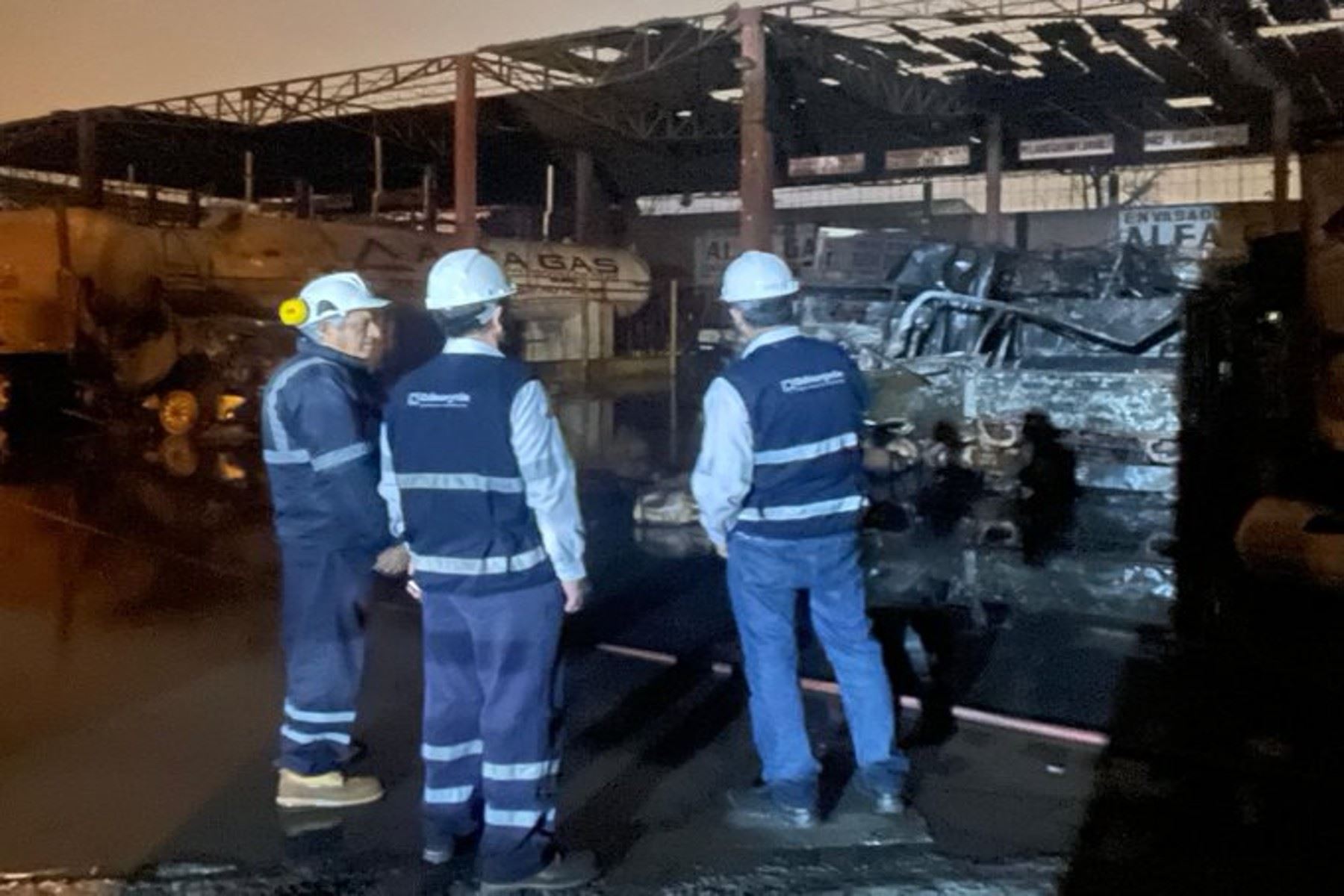 Incendio en planta GLP en Puente Piedra. Foto: ANDINA/Difusión
