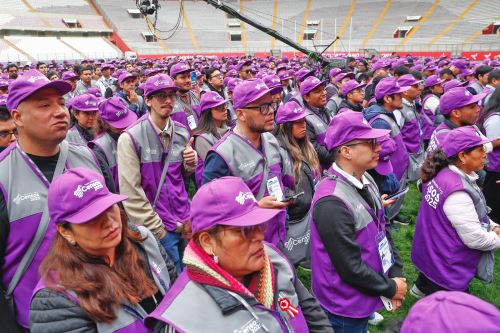 El Instituto Nacional de Estadística e Informática INEI presentó a los más de 2000 censistas que ejecutarán los Censos Nacionales 2025