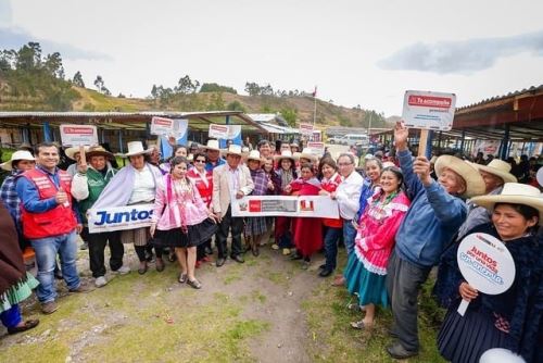 La titular del Midis inauguró la I Expo Feria Macrorregional de Emprendimientos Rurales Inclusivos en Cajamarca. Foto: Midis
