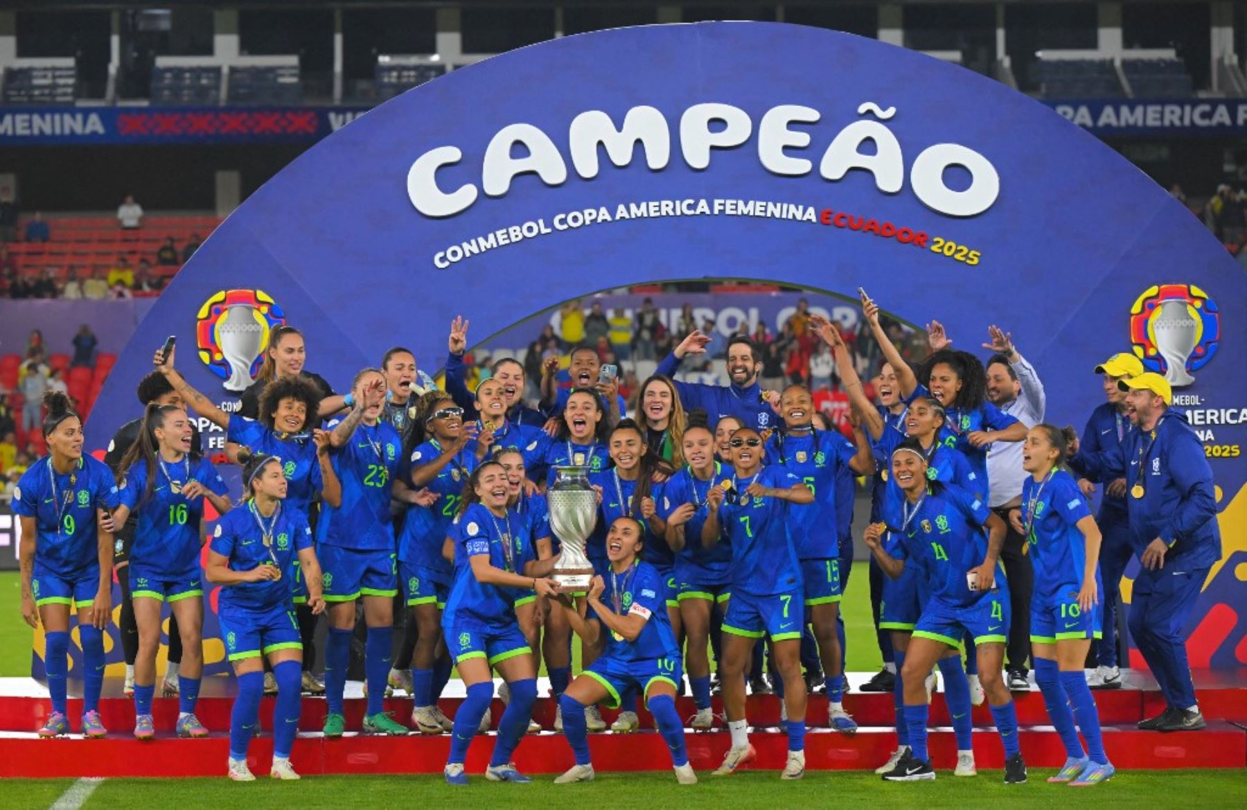 Brasil se coronó campeón de la Copa América Femenina al derrotar en los penales a Colombia