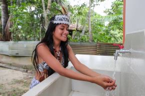 El agua potable es vital para el desarrollo del país.  