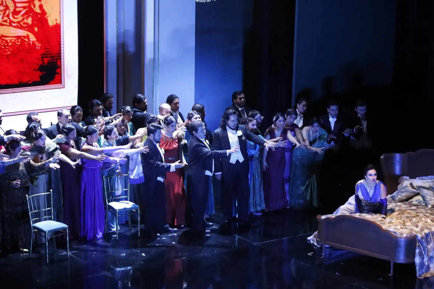 Lima  vibra con “La Traviata” del compositor italiano Giuseppe Verdi como parte de la temporada de ópera, zarzuela y conciertos líricos de talla internacional en el Teatro Municipal Lima y Teatro Segura. 
Foto: ANDINA/Eddy Ramos
