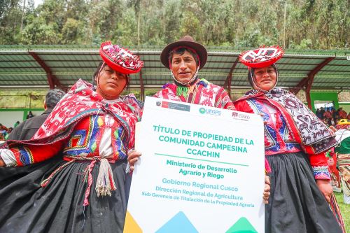 Midagri y Gobiernos Regionales trabajarán articuladamente para titular predios agrarios.Cortesía Midagri