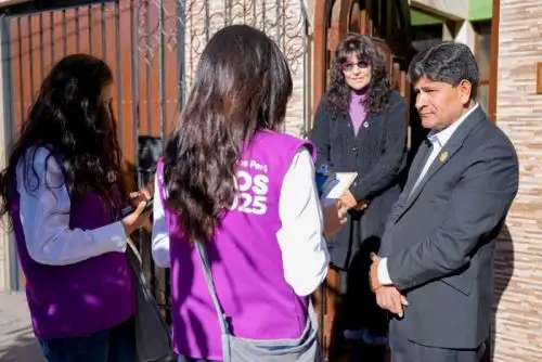 Primer día de los Censos Nacionales 2025 se desarrolla con normalidad en Arequipa