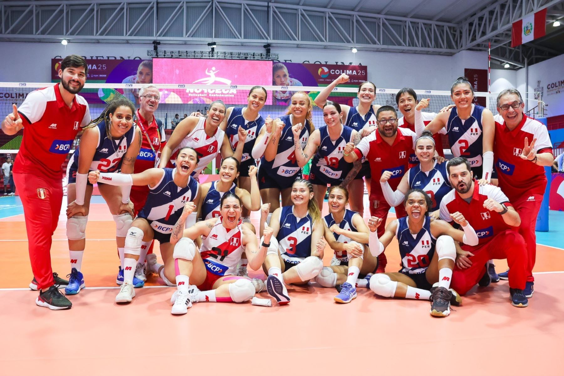 La selección peruana de vóley se mantiene por la senda del triunfo en la Copa Panamericana 